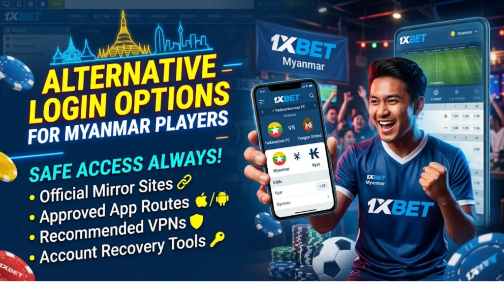 Alternative Login Options for Myanmar Players