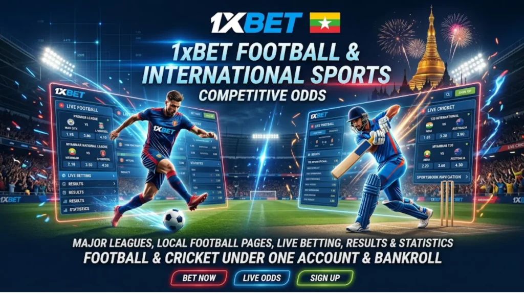 1xBet Football and International Sports with Competitive Odds
