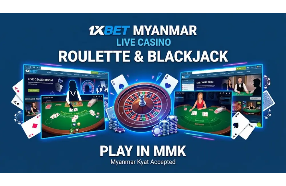 Live Casino and Classic Table Games for Myanmar Players